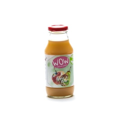 WOW ZUMO MANZANA BIO 100% NATURAL NFC 330 ml. P/15 Uds.