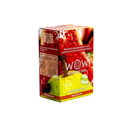 WOW ZUMO MANZANA-PERA 100% NATURAL NFC C/10 Lt.