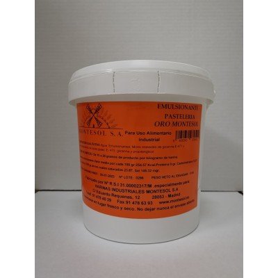 EMULSIONANTE PASTELERIA ORO MONTESOL CB/5 Kg.