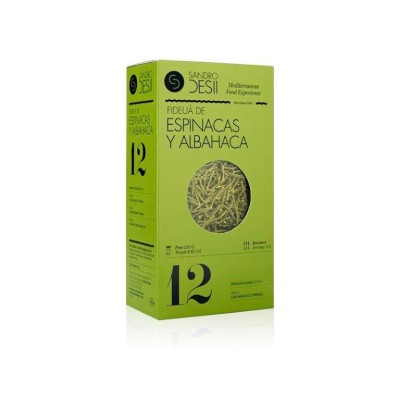 FIDEUA DE ESPINACAS Y ALBAHACA 250 gr.